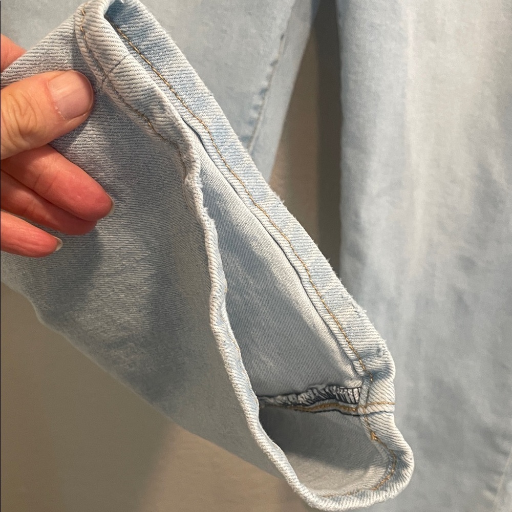 Levi's Button Fly Ribcage Straight Ankle Jeans 28 - Picture 4 of 8
